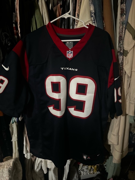 Nfl Nike Other - Nike Houston Texans #99 Men's NFL Jersey - Navy/Red JJ WATT